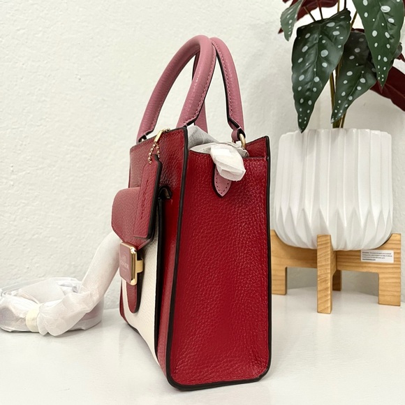 Coach Mini Pepper Crossbody In Colorblock - Picture 3 of 10